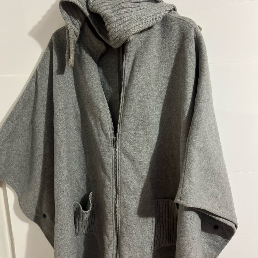 Jessica London Wool Cape Coat View 3